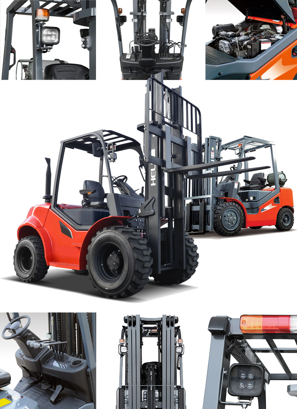 5000 lbs Warehouse Forklift Rental - Cushion Tires